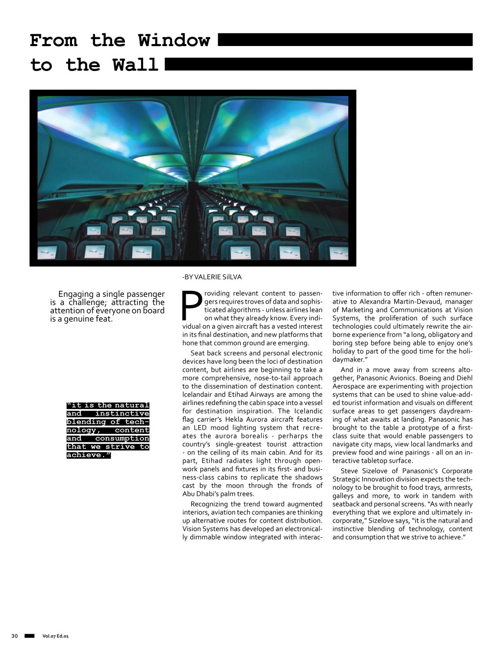 Single Page magazine redesign&nbsp;spreads